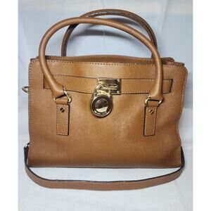 Michael Kors Hamilton Satchel East West Saffiano Leather